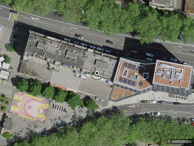 Luftbild Rue de Lyon 81, GENEVE