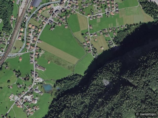 Luftbild Äussere Dorfstrasse 166, Kandersteg