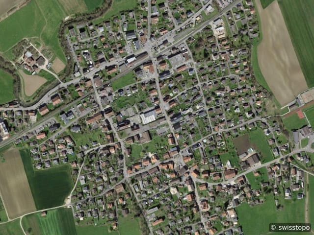Luftbild Courtételle
