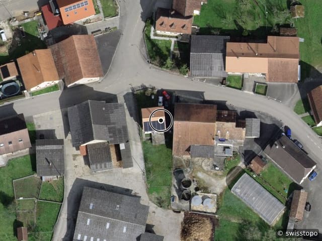Luftbild Rue de la font 2, Boncourt