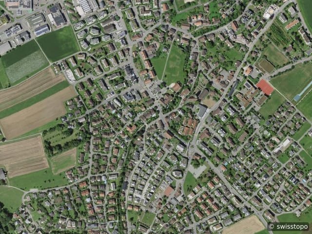Luftbild WÜRENLOS