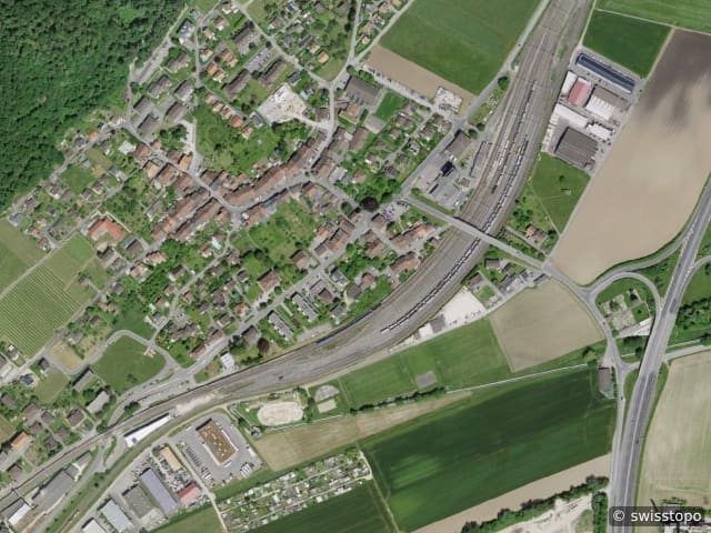 Luftbild Cornaux