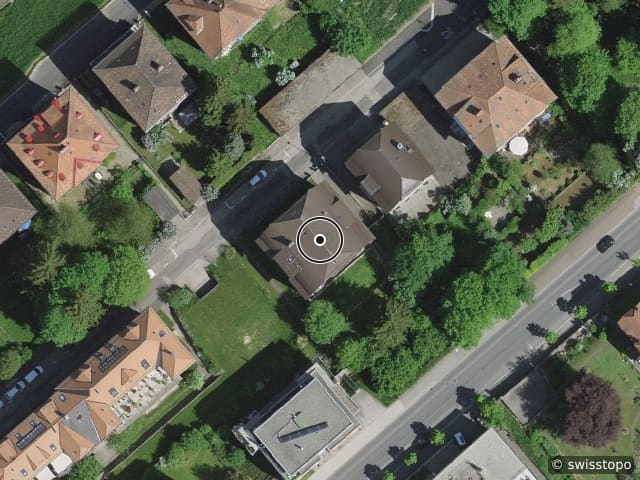 Aerial view of the location – Rue Jacob-Brandt 59, 2300 La Chaux-de-Fonds