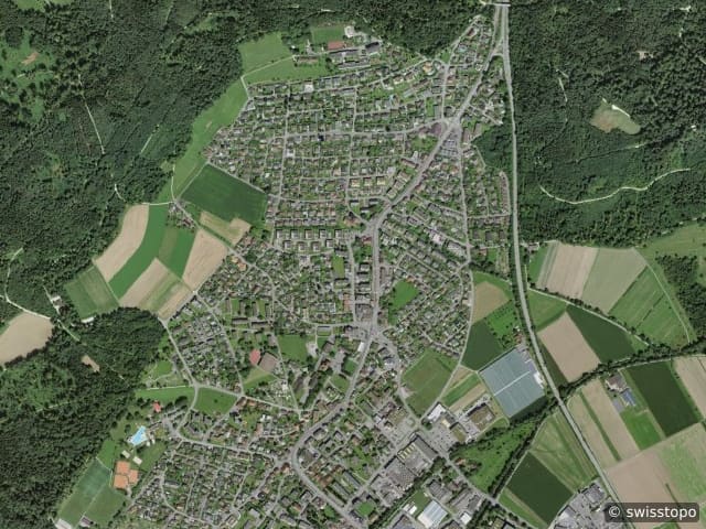Luftbild Unterentfelden