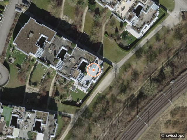 Luftbild der Lage – Löwensteinstrasse 17, 8212 Neuhausen am Rheinfall