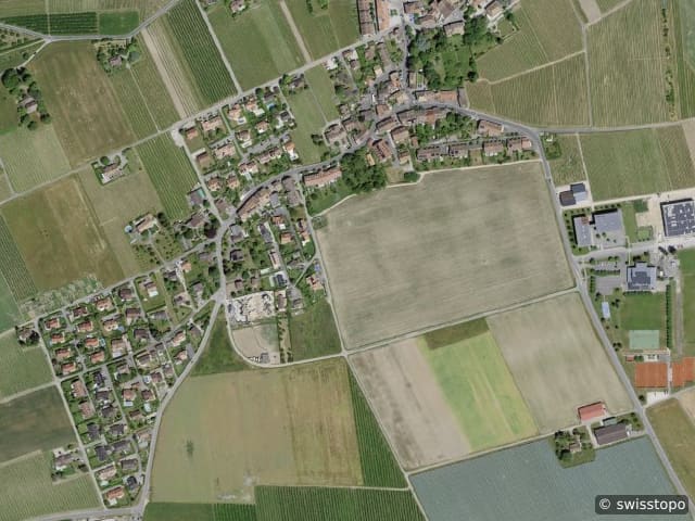 Luftbild Etoy