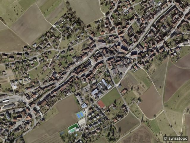 Luftbild der Lage – 8226 Schleitheim