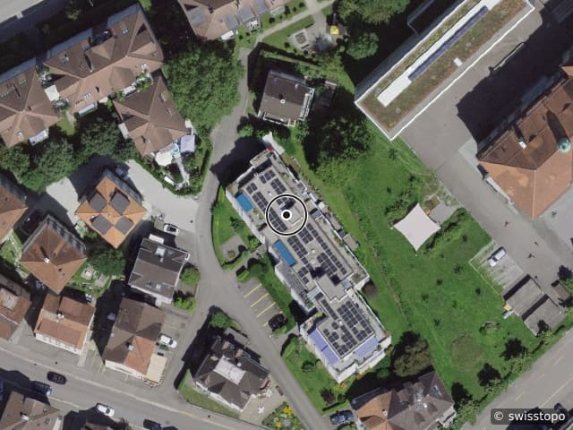 Luftbild Talstrasse 4, St . Gallen