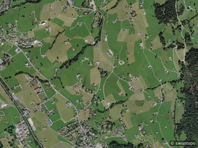 Luftbild Saanen