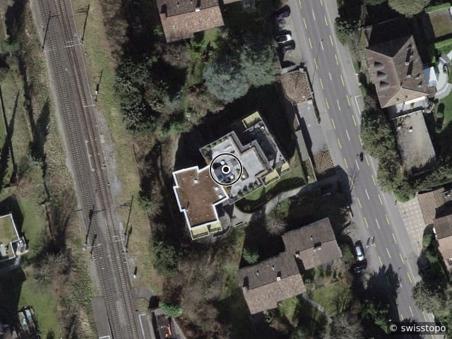 Vue aérienne de l’emplacement – Seestrasse 108, 8802 Kilchberg