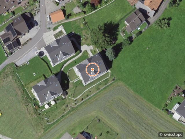 Luftbild der Lage – Rütistrasse 3C, 9037 Speicherschwendi