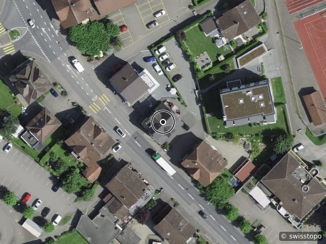Luftbild der Lage – Luzernerstrasse 5, 6247 Schötz