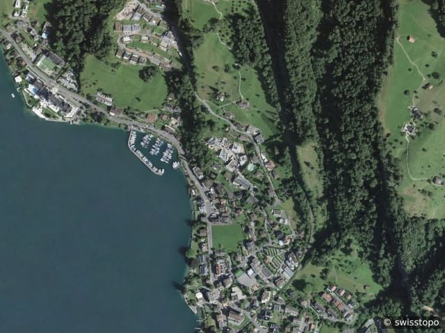 Luftbild der Lage – 6354 Vitznau