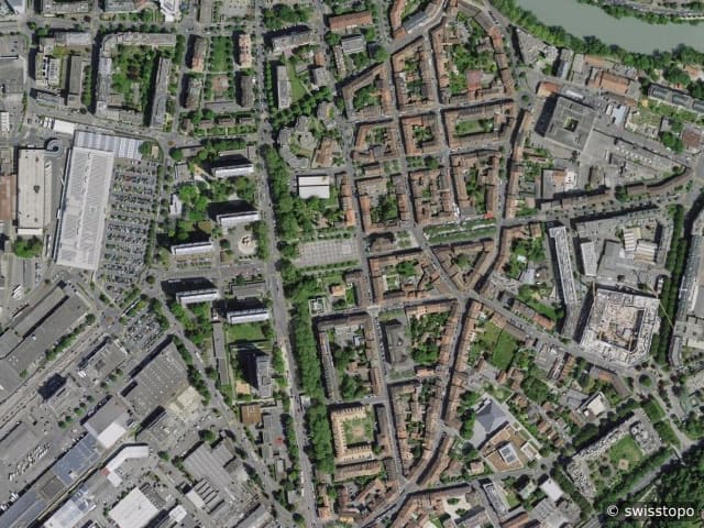 Luftbild Carouge