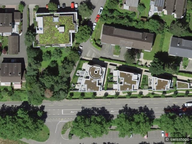 Luftbild Kleestrasse 36, familienfreundlich
