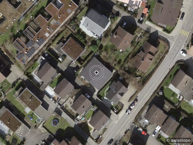Luftbild der Lage – Neudörflingerstrasse 21A, 8239 Dörflingen