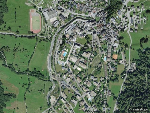 Luftbild: das Gebiet