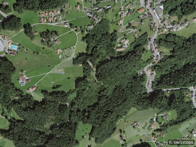 Luftbild Ort s Leuchen 446, Walzenhausen