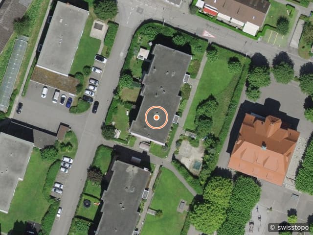 Luftbild der Lage – Hofacherstrasse 6, 5417 Untersiggenthal