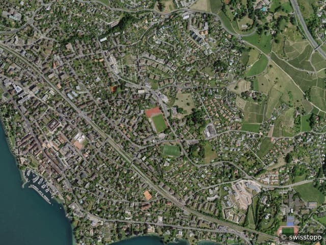 Luftbild La Tour-de-Peilz