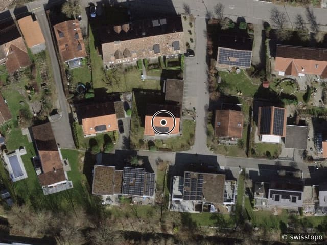 Luftbild Wuhrweg 6, Winterthur-Hegi