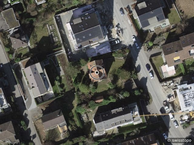 Luftbild der Lage – Alte Landstrasse 76, 8803 Rüschlikon