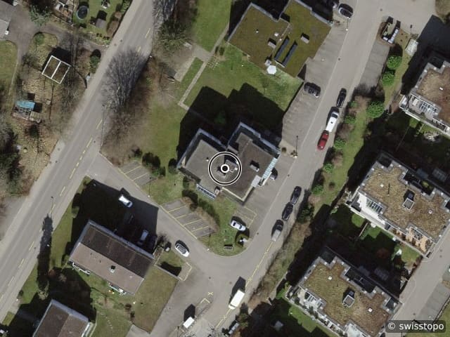 Aerial view of the location – Tobelwiesstrasse 6, 8309 Nürensdorf