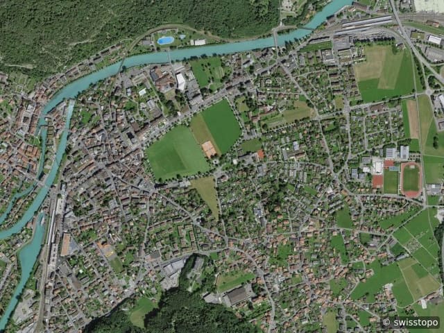 Luftbild: das Gebiet