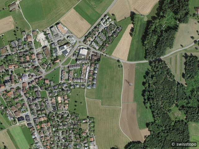Luftbild Oberdorfstrasse 1e, Islisberg