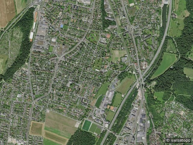 Luftbild: das Gebiet