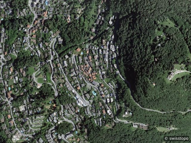 Luftbild Via 1, Aldesago