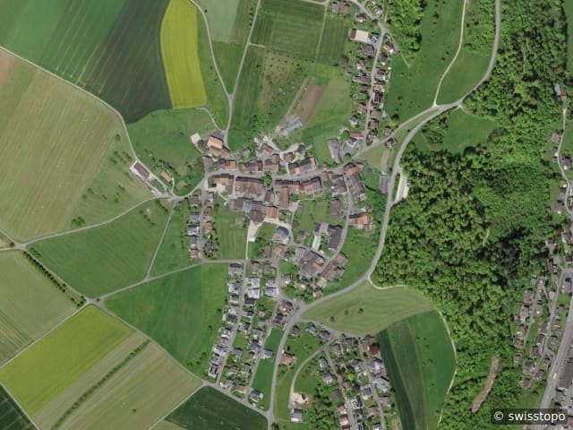 Luftbild: das Gebiet