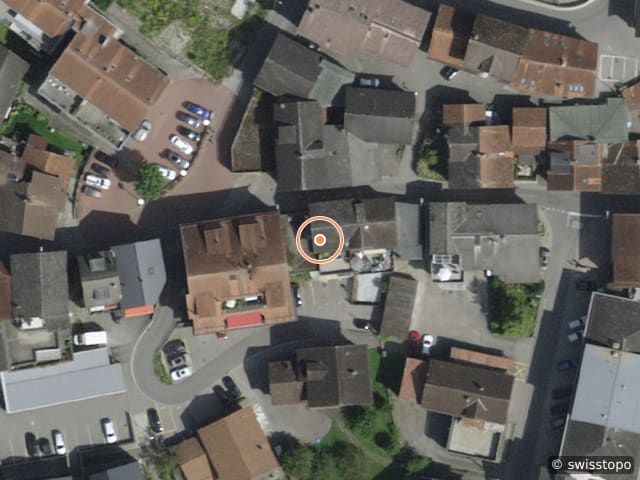Luftbild der Lage – Dorfstrasse 44, 7220 Schiers