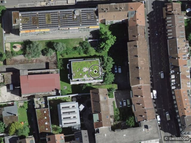 Luftbild Klybeckstrasse 79, Basel