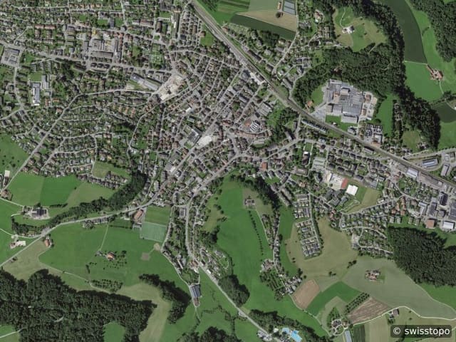 Luftbild: das Gebiet
