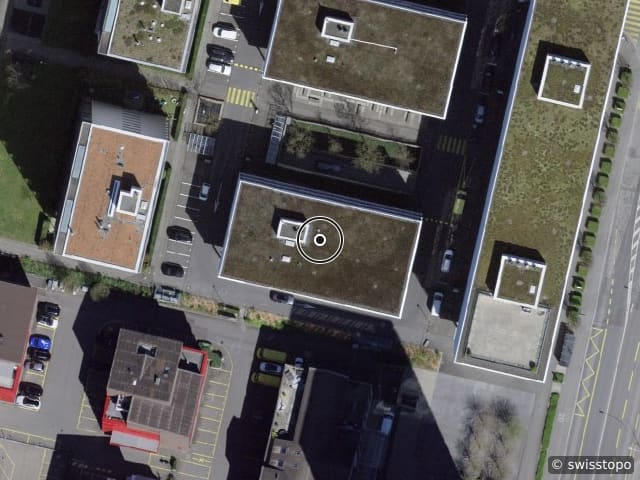 Luftbild der Lage – Baarerstrasse 133, 6300 Zug