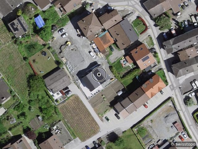 Luftbild Rue Pré de monthey 19a, Chamoson
