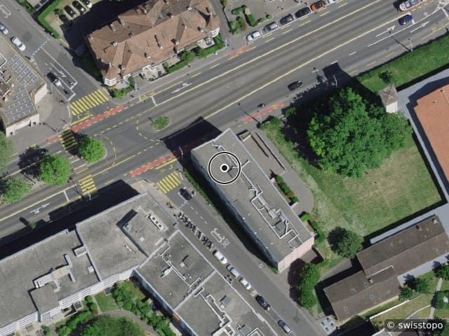 Luftbild Route de Chancy 43, Petit-Lancy