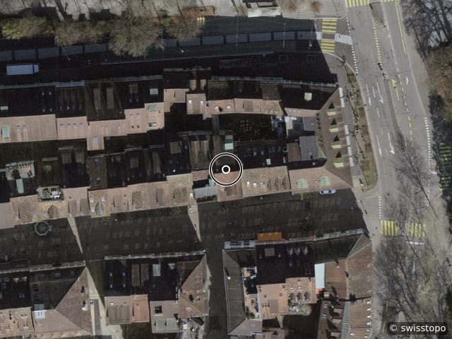 Luftbild Obertor 14, Winterthur