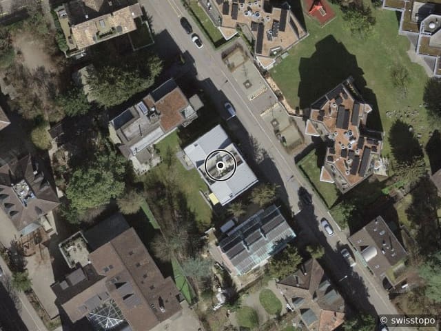 Luftbild Pestalozzistrasse 34, Zürich