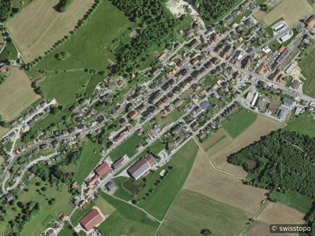 Luftbild Les Ponts-de-Martel
