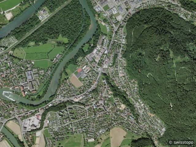 Luftbild Gebenstorf