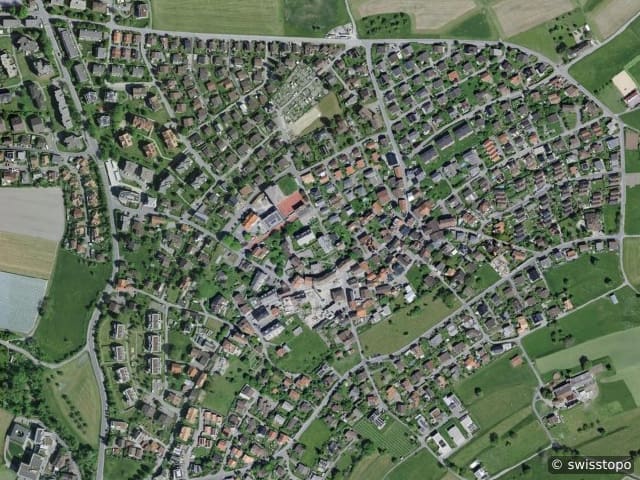 Luftbild Hirschgasse 31, Igis