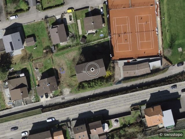 Luftbild Chemin des bains 9, Porrentruy