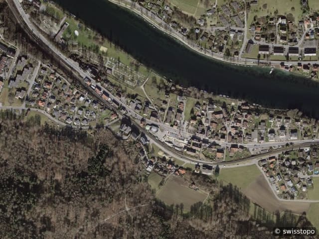 Luftbild: das Gebiet