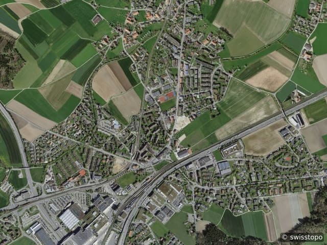 Luftbild Urtenen-Schönbühl