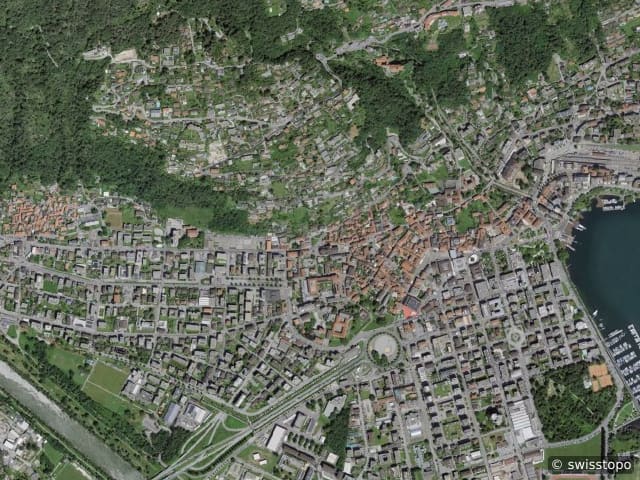 Vista aerea della posizione – 6600 Muralto