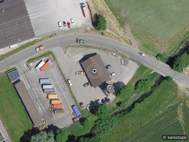 Luftbild Route de massonnens 6, Berlens