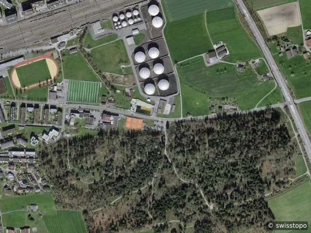 Luftbild Sankt Wendelin 3, Holzhäusern