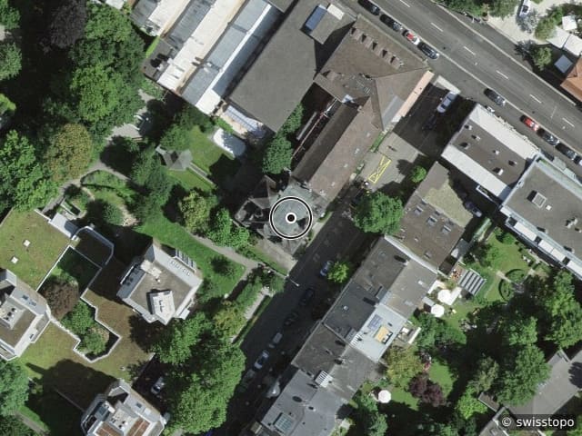 Luftbild Kapellenstrasse 33, Ruhig und zentral